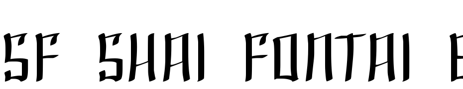 SF Shai Fontai Extended Font Download Free